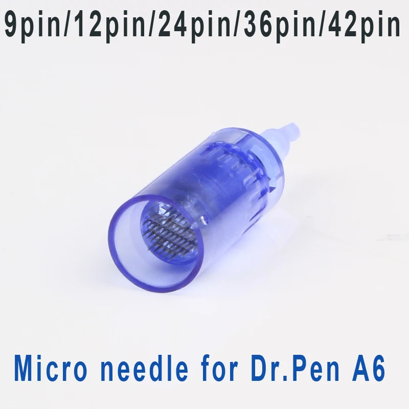 50pieces 9/12/24/36/42 pin cartridges for dr.pen A6 anti aging micro needles replaced cartridge for meso derma pen Dermaroller