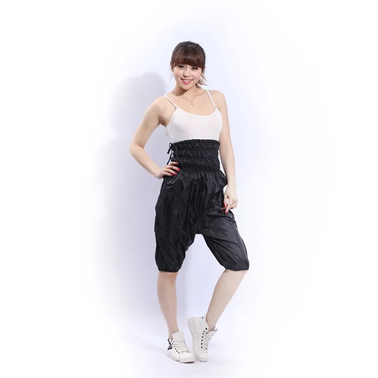 Женские штаны-сауна с высокой талией для похудения одежда аэробики утягивающие