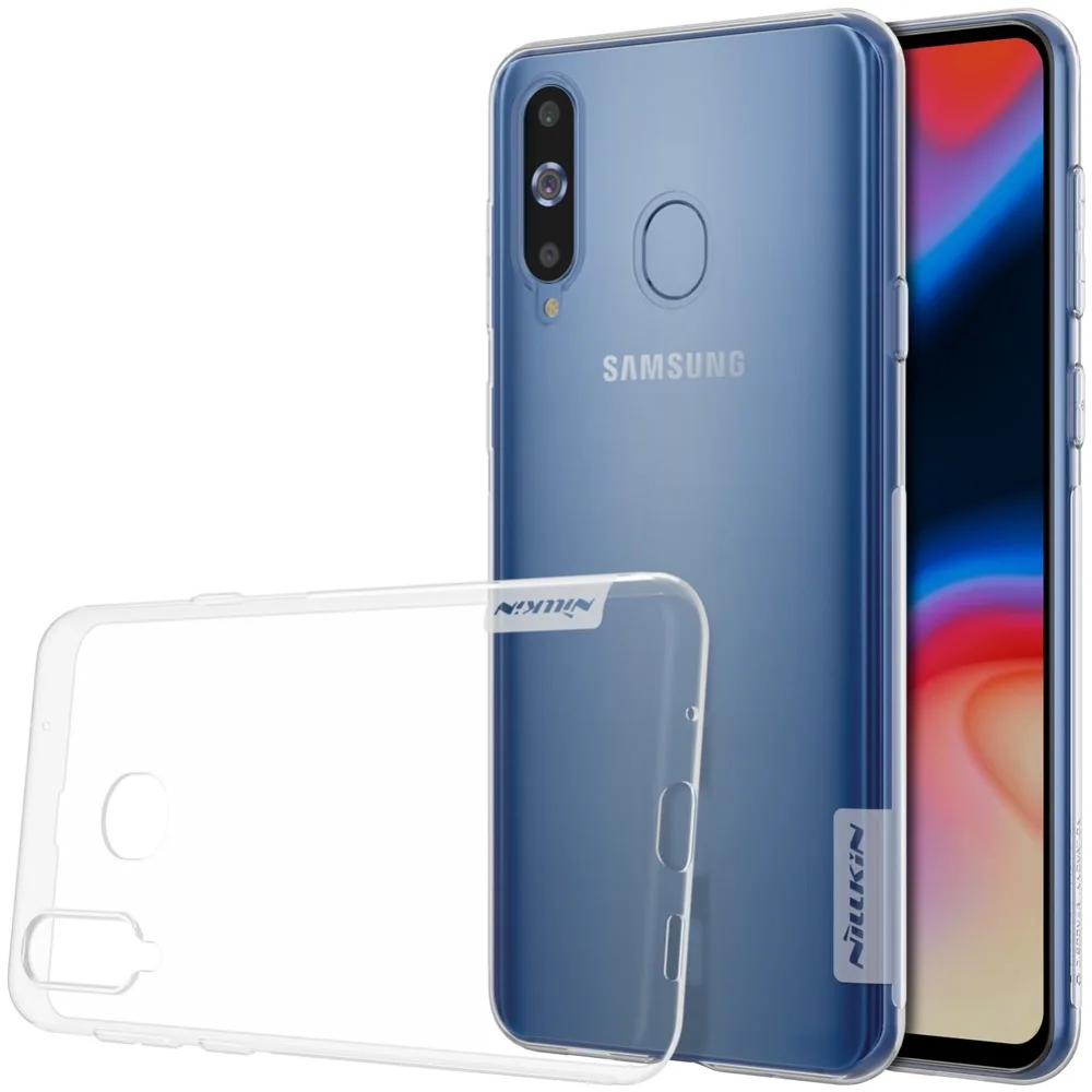 Чехол из ТПУ для Samsung Galaxy A8S NILLKIN Nature прозрачный Ультратонкий чехол мягкий