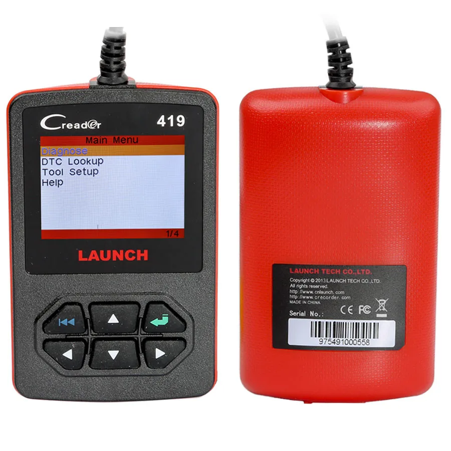 Launch CReader 419 OBD2 считыватель кодов eobd сканер с конкретного производителя DTCs