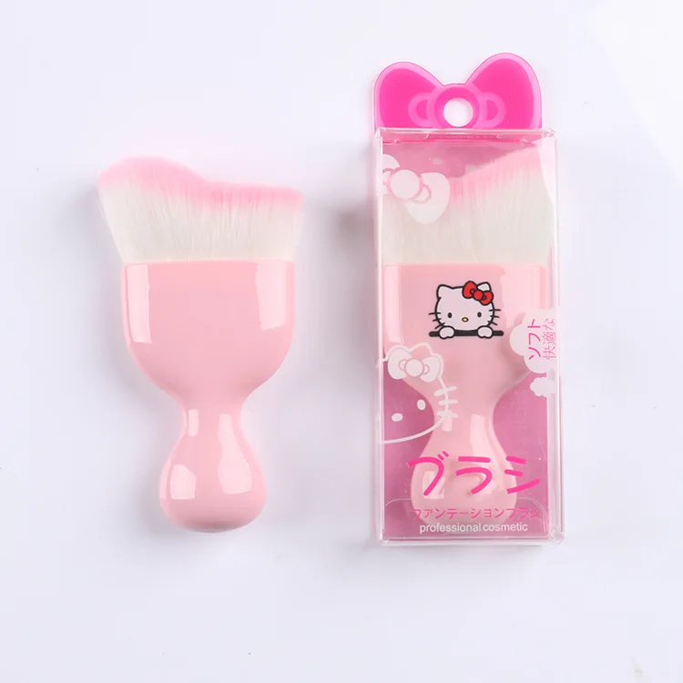 Hello kitty curve изогнутая кисть для основы Контурные Тени Кисть для макияжа yey-721