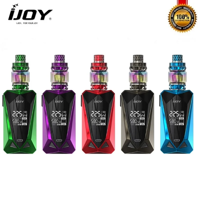 Оригинал IJOY Алмазный Мини комплект 225 Вт с миллисекундным огненным бриллиантом