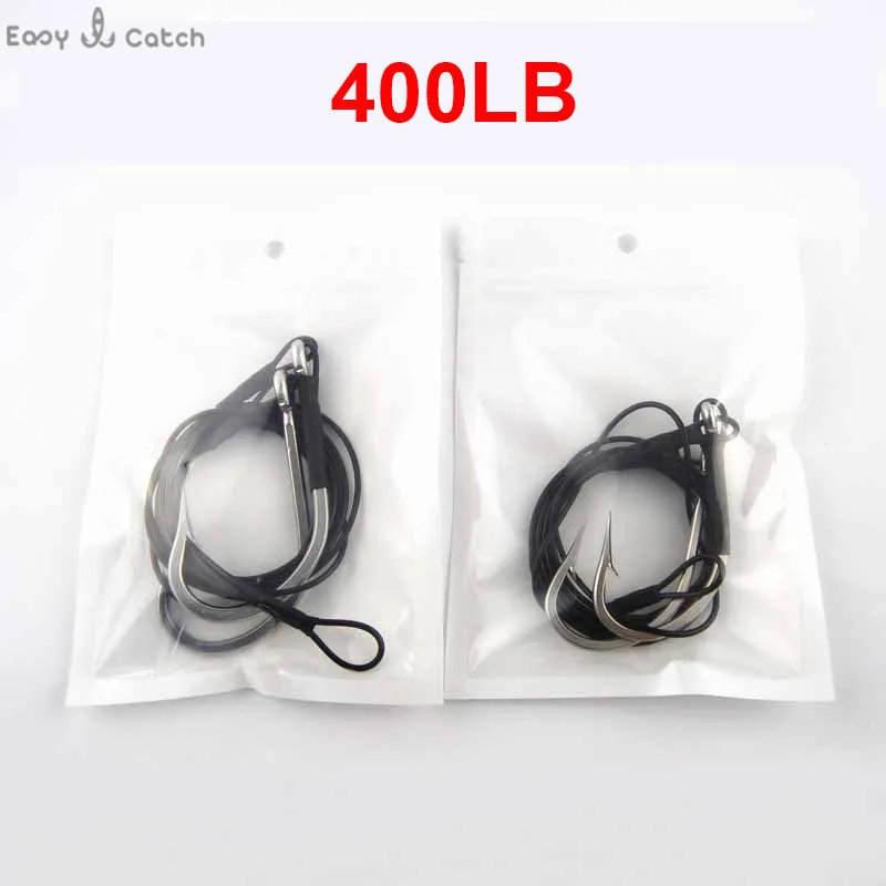 Нержавеющая сталь Акула бронзовых морских рыболовных крючков установки 400LB