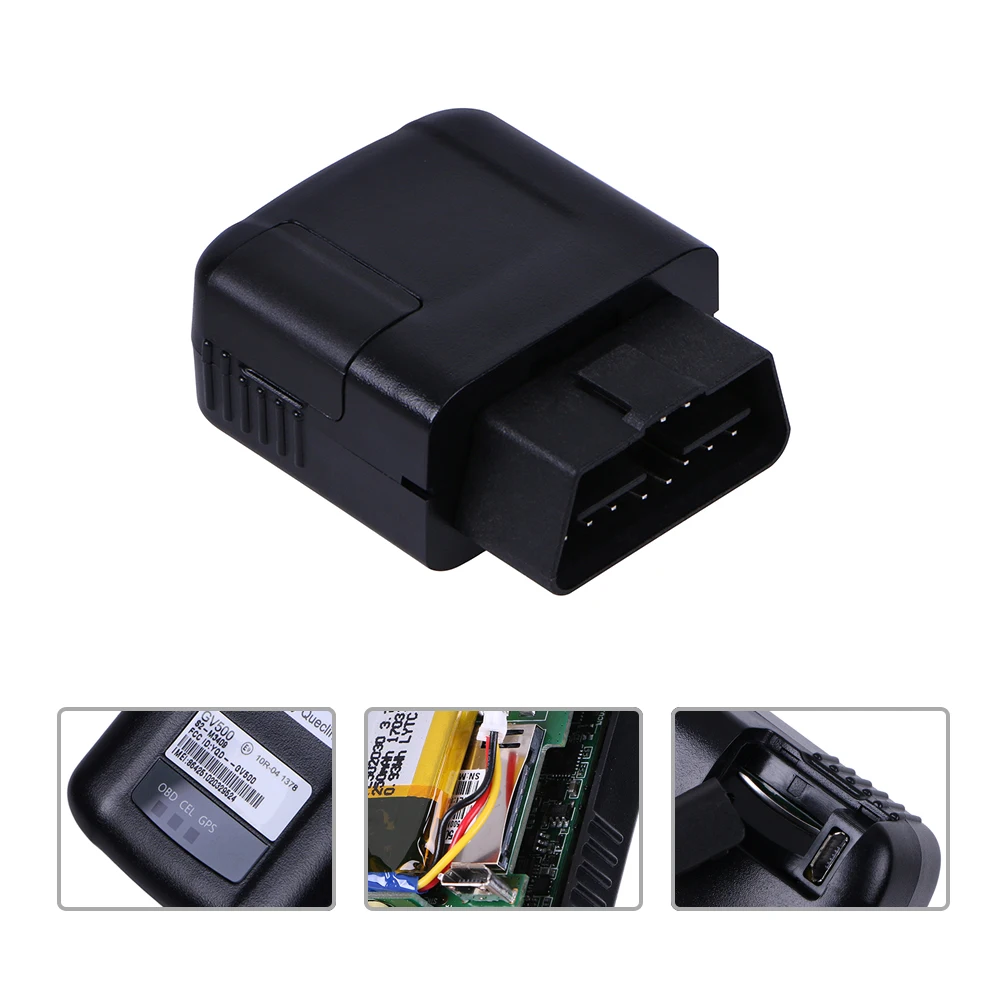 Автомобильный gps трекер OBD трекер GV500 Queclink GSM локатор GPRS устройство слежения в реальном времени OBDII подключение простая установка gps