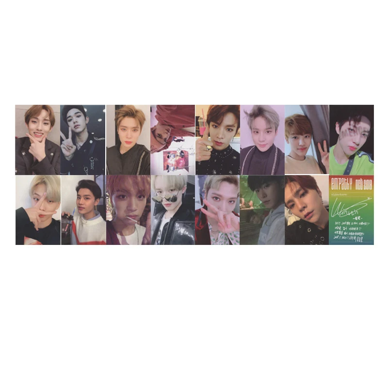 Youpop KPOP NCT сопереживание реальности альбом мечты фото карта хип-хоп самодельные бумажные карты автограф Фотокарта XK566