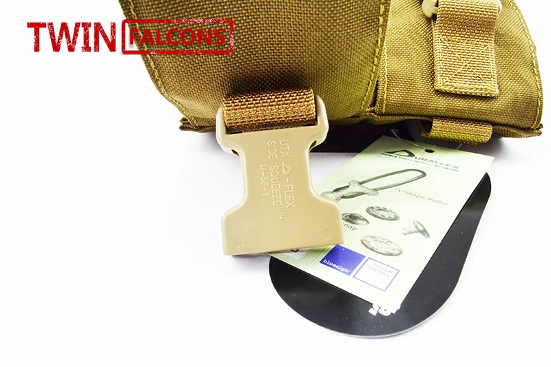 MOLLE двойная Осколочная Граната сумка CORDURA Модульная Боевая Охота Кемпинг подъем Тактический поход TW-M010