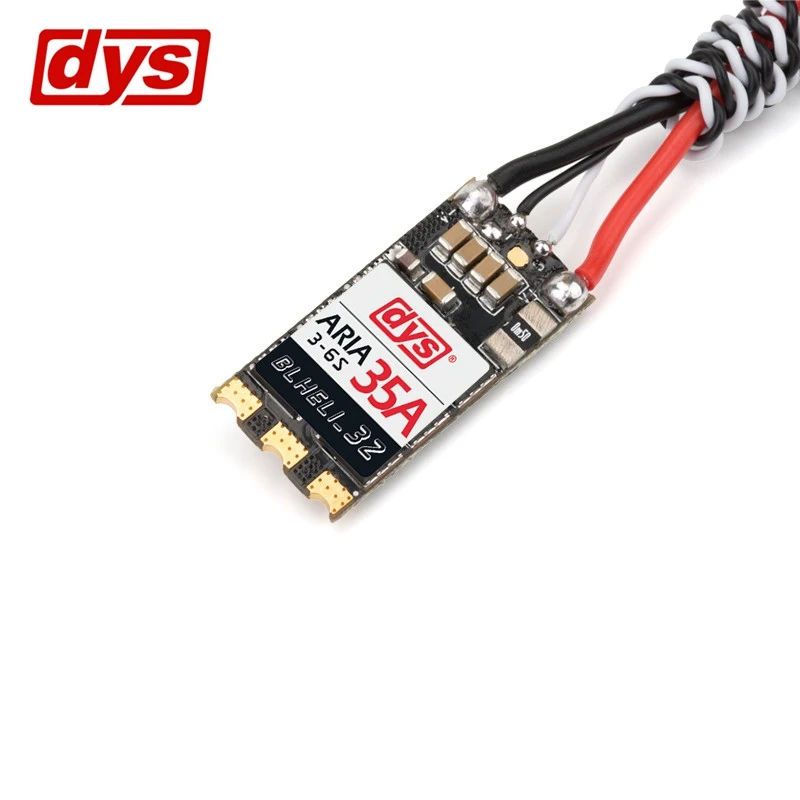 4X DYS Aria BLHeli_32bit 35A 35amp бесщеточный ESC 3-6 S Dshot1200 готовый встроенный измеритель тока сенсор для RC гоночного дрона