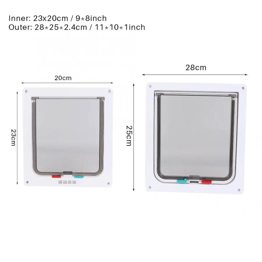 ABS акриловые домашние животные Запираемые водонепроницаемые средние ограждения