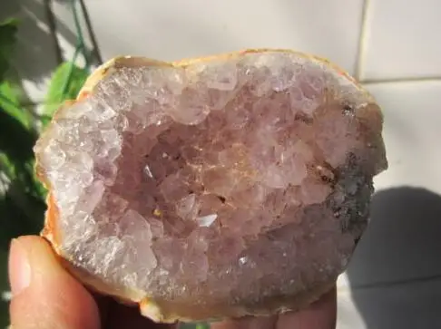 Топ! Редкий Натуральный красивый кварцевый кристалл Geode | Дом и сад
