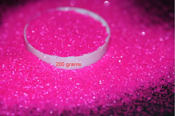 Q14 200 grams Неоновый матовый Блестящий Блеск для украшения ногтей, акриловая смола, блестящий порошок, блестящий сахарный блеск для ногтей, горячая Распродажа, пылезащитный - Цвет: Q14 200 grams