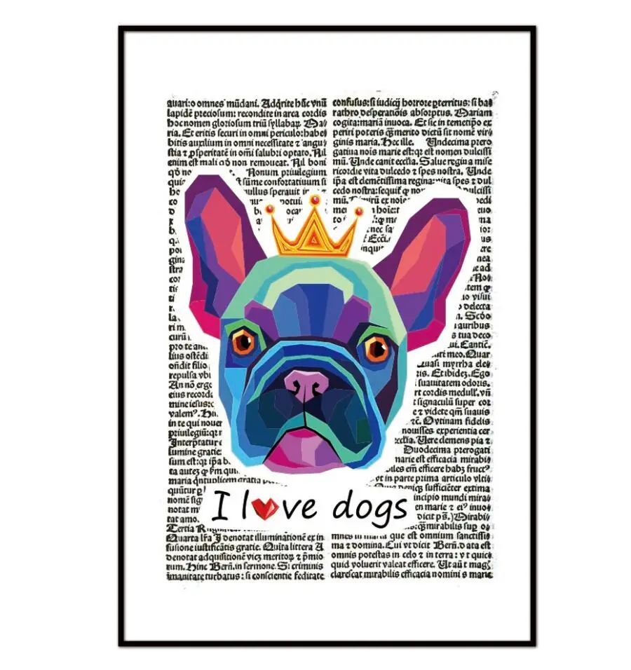 Современная живопись на холсте настенная Минималистичная картина Мультяшные