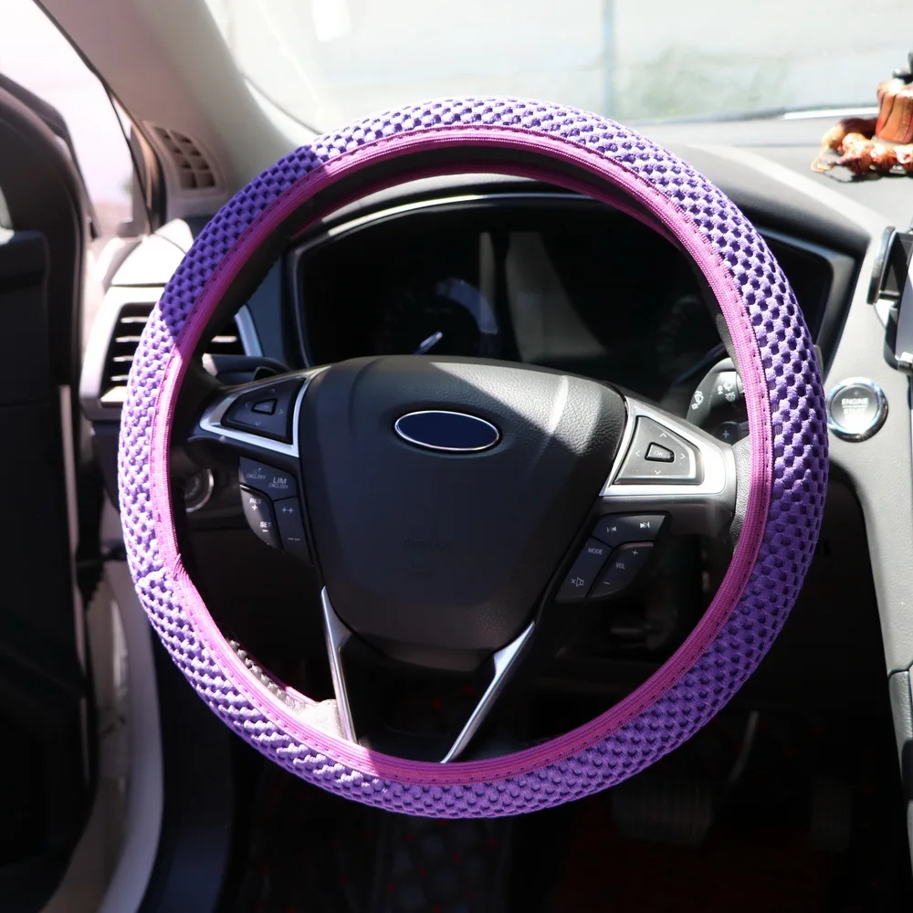 Эластичная ткань чехол рулевого колеса автомобиля подходит для большинства
