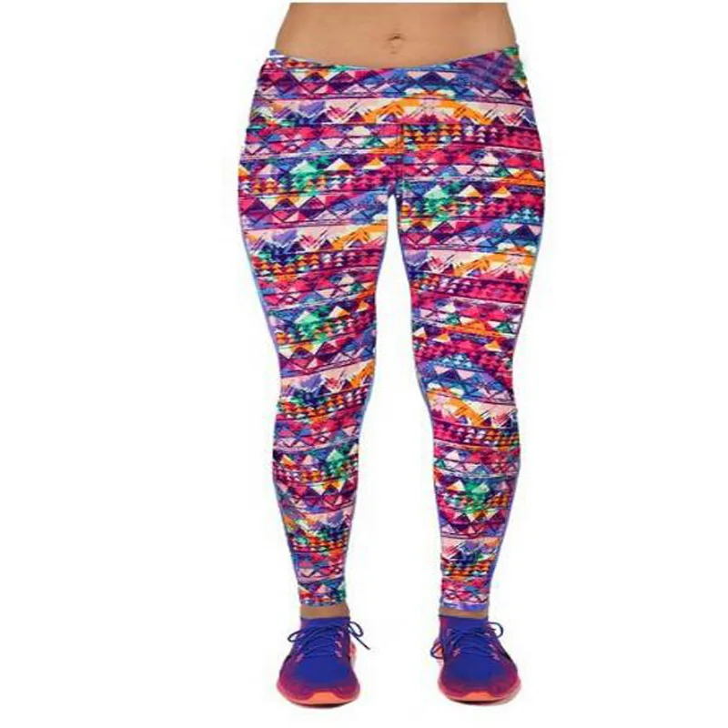 2018 Новое поступление новые брендовые леггинсы с высокой талией и цветочным