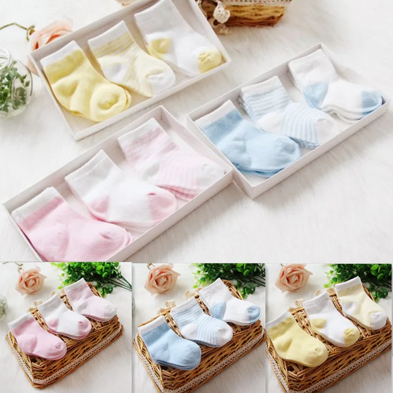 Baby Newborn Socks Girls Cotton Infant Casual Sock For Kids Boys Candy-Colored High Quality Toddler | Детская одежда и обувь