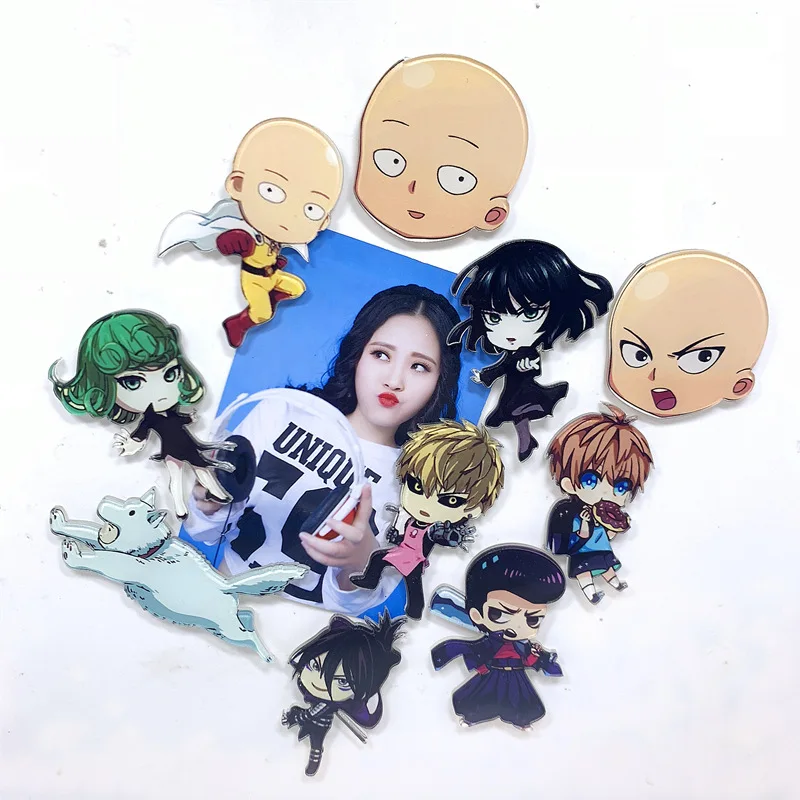 Милые Мультяшные магниты на холодильник серии ONE PUNCH MAN высококачественные