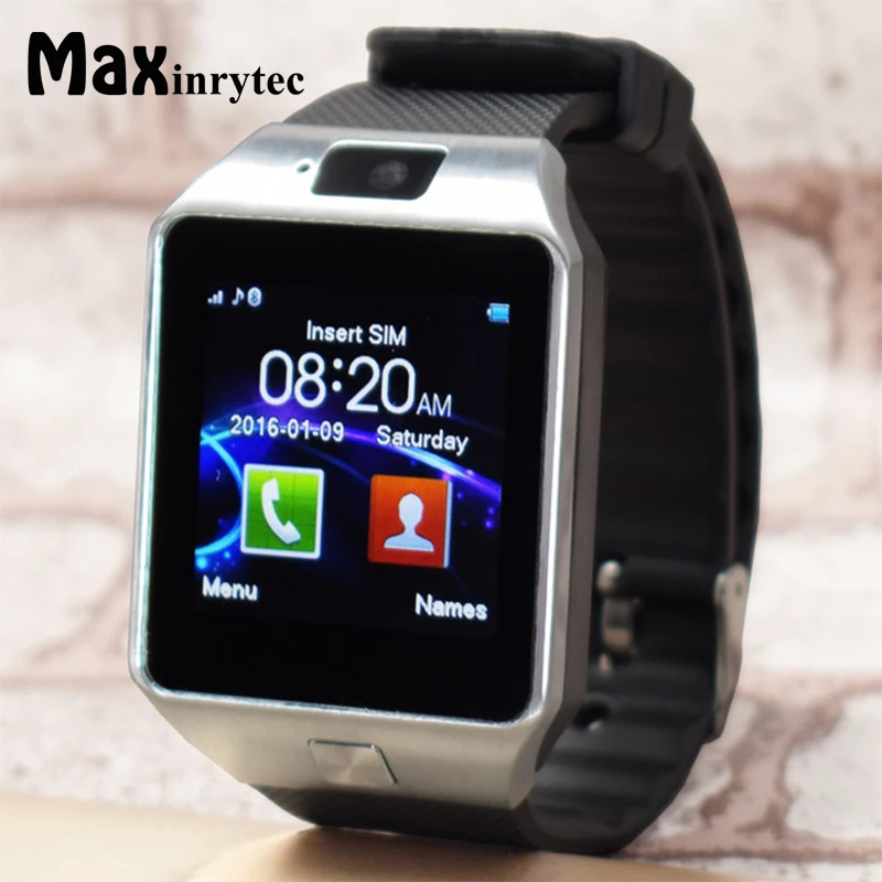 Maxinrytec Bluetooth Смарт-часы для мужчин relogio DZ09 reloj inteligente Smartwatch SIM TF камера для Android Apple IPhone IOS часы