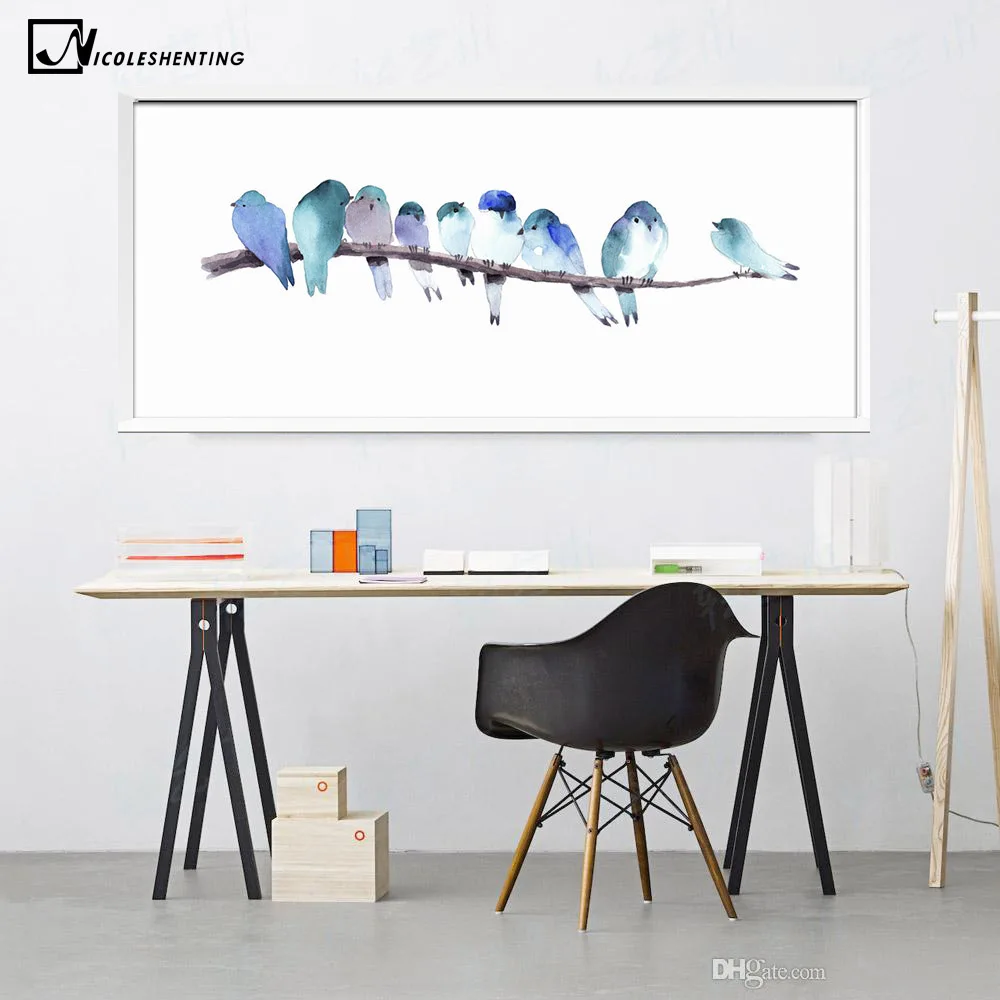 Плакат с изображением животных и птиц на холсте 388|canvas painting|minimalist artart canvas |