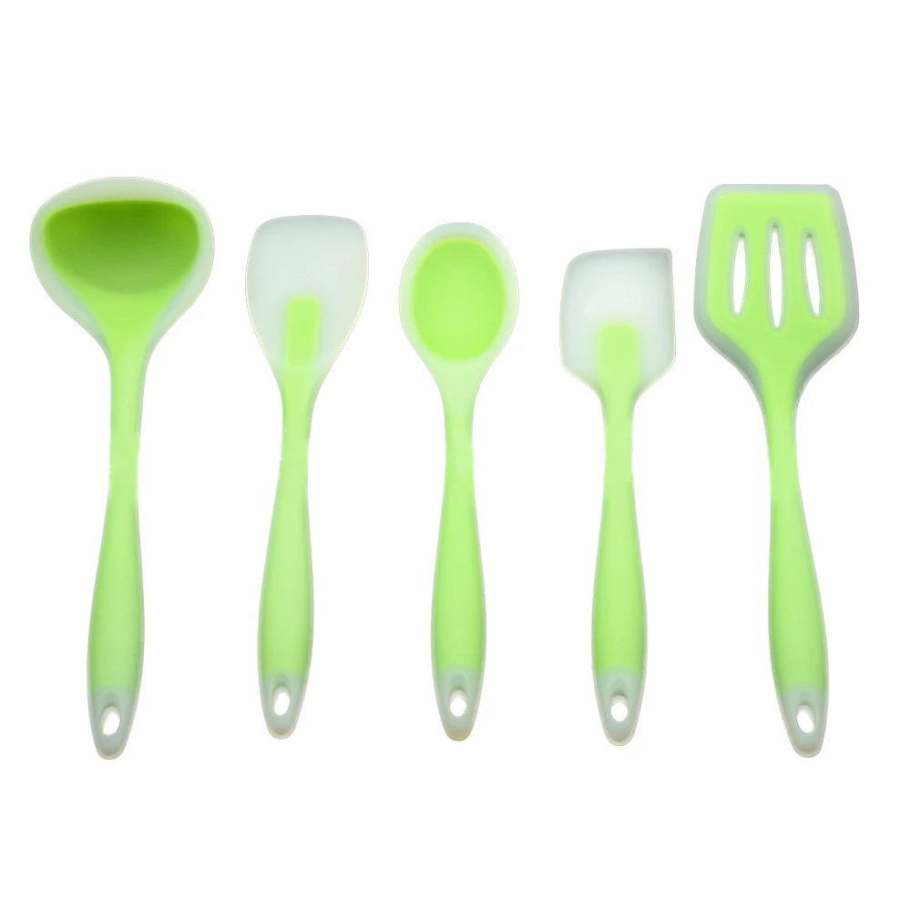5 шт термостойкие кухонные принадлежности набор антипригарных силиконовых