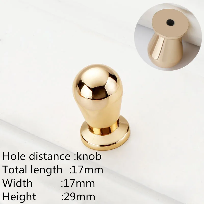 gold knob KK& FING Европейский цинковый сплав Медный матовый шкаф ручки и ручки кухонный шкаф дверные ручки для гардероба мебельная фурнитура - Цвет: gold knob