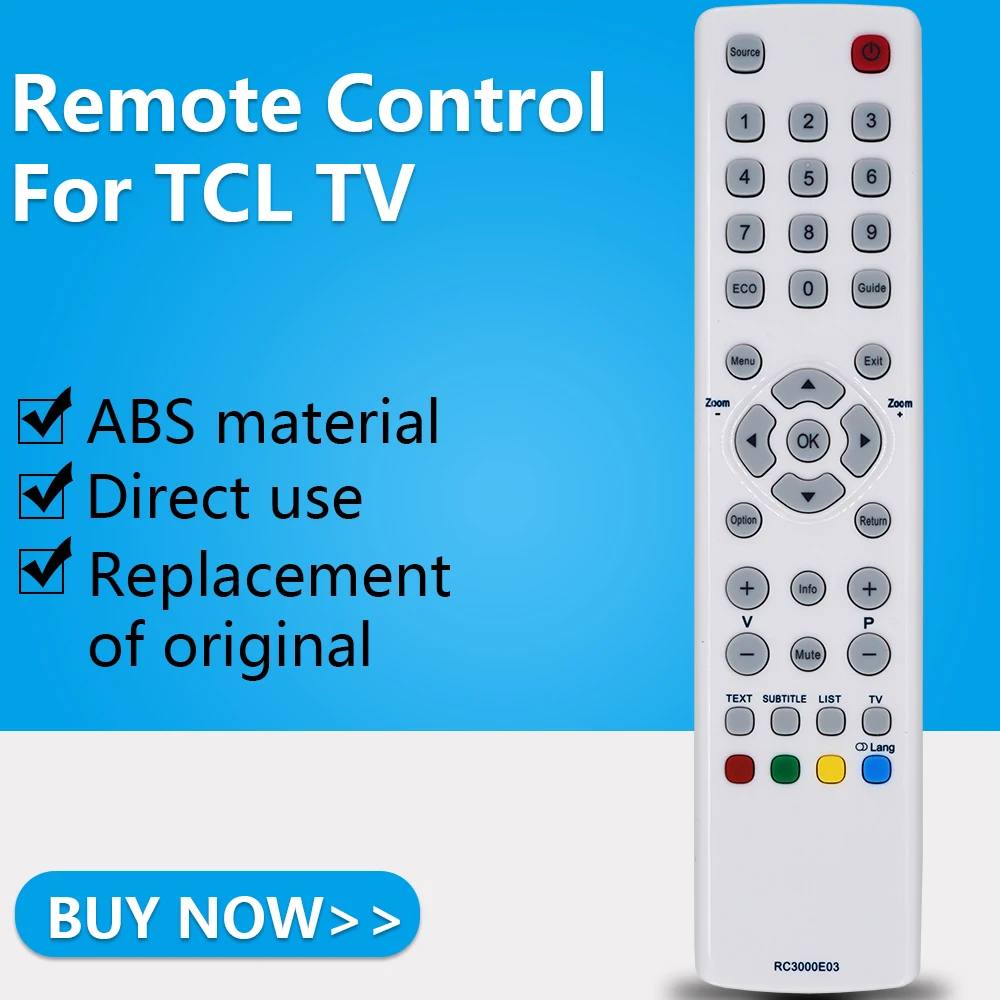 ZF для TCL TV пульт дистанционного управления RC3000E03 | Электроника