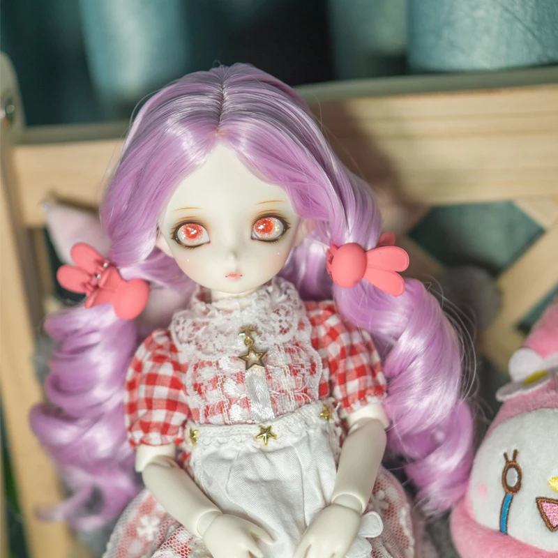 BJD кукла парик Двойной конский хвост парик для BJD/DD/MDD/SD кукольный парик 1/6 для 1/6 Bjd парик для кукол Bjd