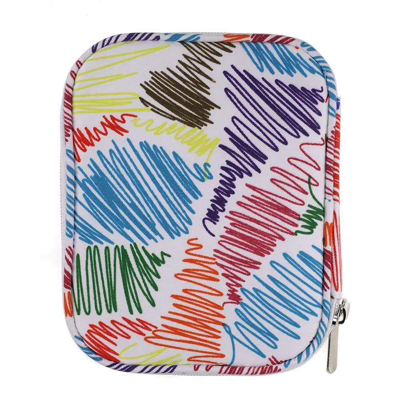 Пустая сумка для вязания крючком различных вязальных крючков ножниц творчества