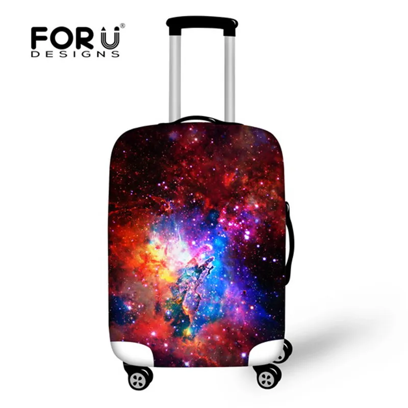 FORUDESIGNS прочный защитный чехол для багажа Galaxy Star Universe Space 3D чемодана подходит