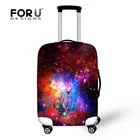 FORUDESIGNS прочный защитный чехол для багажа Galaxy Star Universe Space 3D чехол для чемодана подходит для чехлов 18-28 дюймов