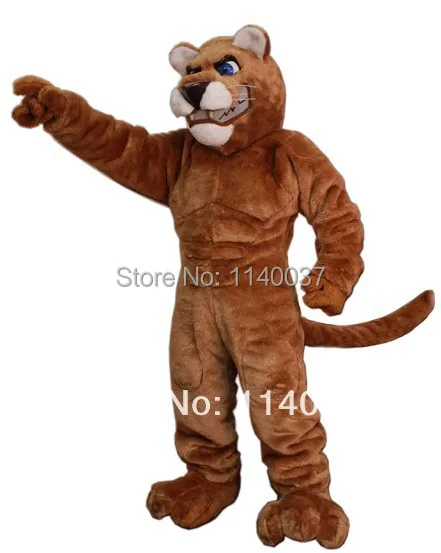 Талисман Power костюм Пумы талисмана леопардовая пантера взрослый размер