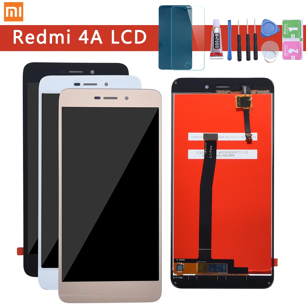 Xiaomi Redmi 4A lcd дисплей кодирующий преобразователь сенсорного экрана в сборе для Xiaomi Redmi 4A lcd с рамкой 4A Pro замена дисплея