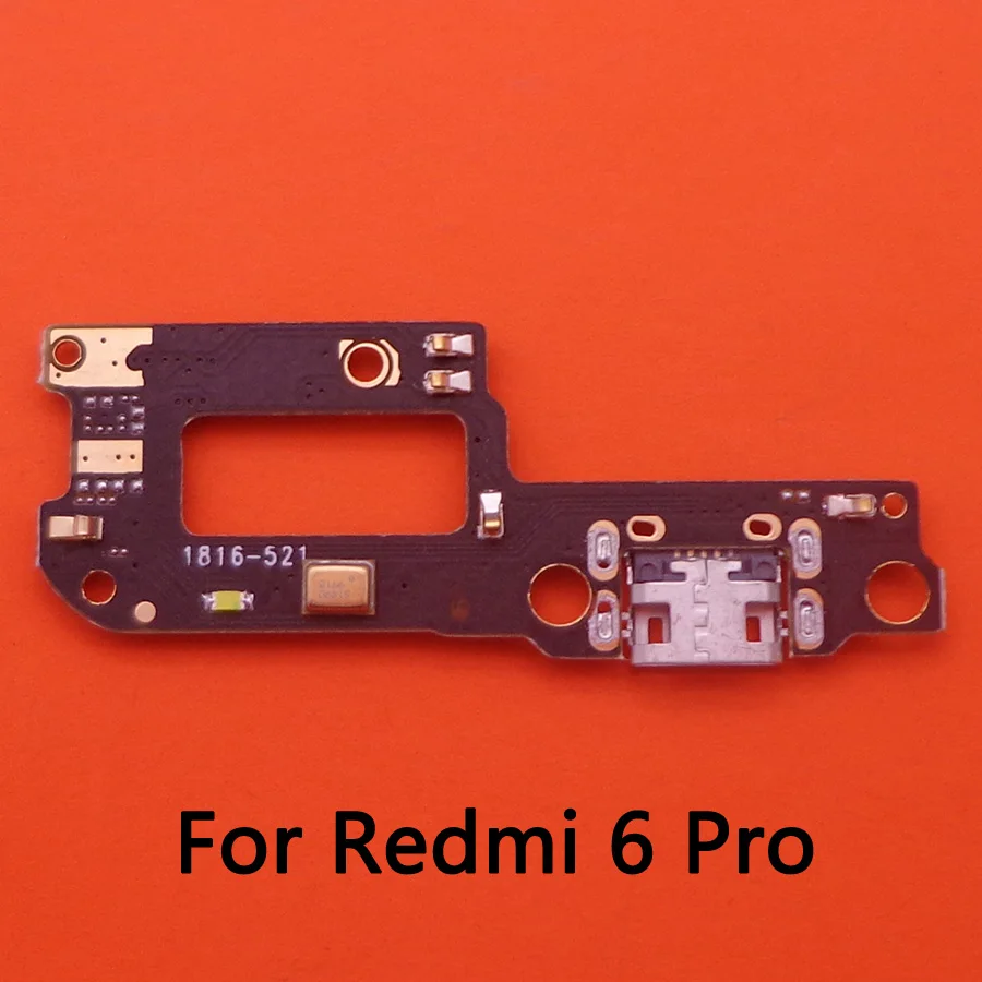 Usb порт для зарядки док станция разъем плата гибкий кабель с микрофоном Xiaomi Redmi 6