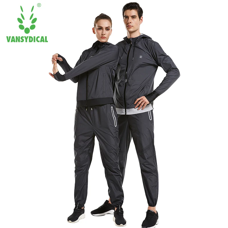Vansydical потливость любителей спортивной гимнастикой одежда куртка для бега Штаны