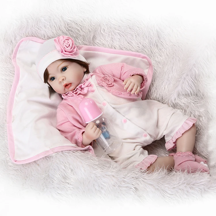 55 см Силиконовая Кукла Reborn Детские игрушки имитация 22 ''виниловые куклы