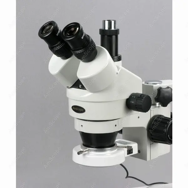 Smart phone repair -AmScope Supplies 3.5X-45X Boom Stand Trinocular Zoom Stereo Microscope + 54 LED Light | Инструменты
