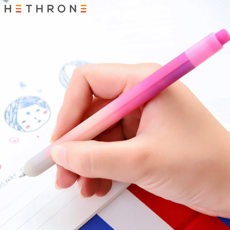 Гелевая ручка Hethrone, 4 шт., фиолетовая, звездное небо, мечта, каллиграфия, принадлежности для офиса, школы, канцелярские принадлежности, живопись, весна, гель, caneta