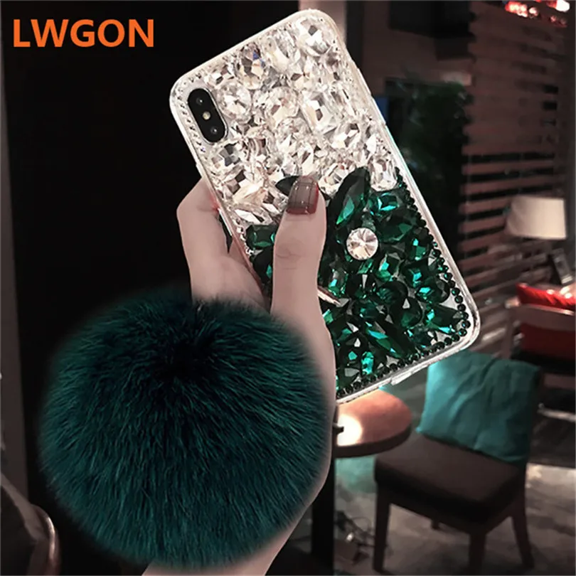 Дизайнерский Роскошный чехол для OPPO F5 F7 F9 A3S F1S A7X Realme 2 Pro, стразы с блестящими кристаллами и стразами