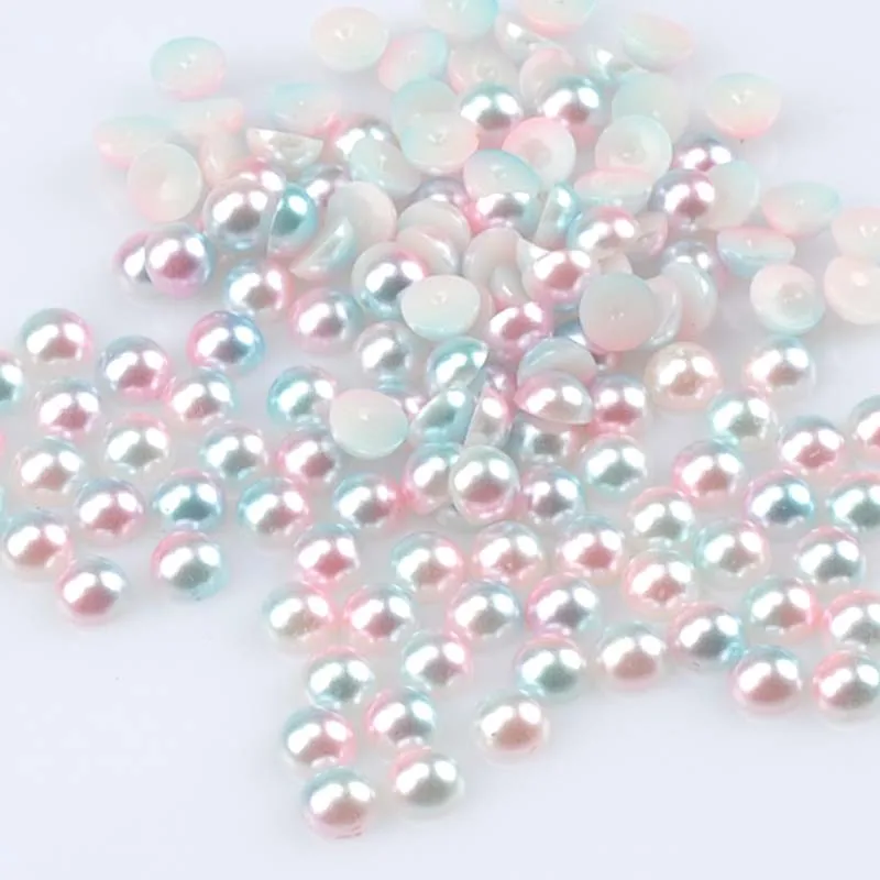 

Half Round Pearl beads Beads Flatback Cabochon Scrapbooking Craft ABS For Diy 300pcs 8mm YKL0524-8