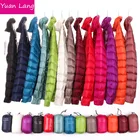 Женский пуховик из 90% белогоутиного пуха,осенне-зимняяженская легкая пуховка, тонкая куртка  с длинными рукавами конфетного цвета. Куртка с молниейженские ультра легкие пуховики