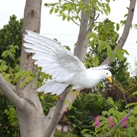 large 42x80cm simulation dove model toyplastic foam feathers spreeading wings peace bird home decoration xmas gift w5606