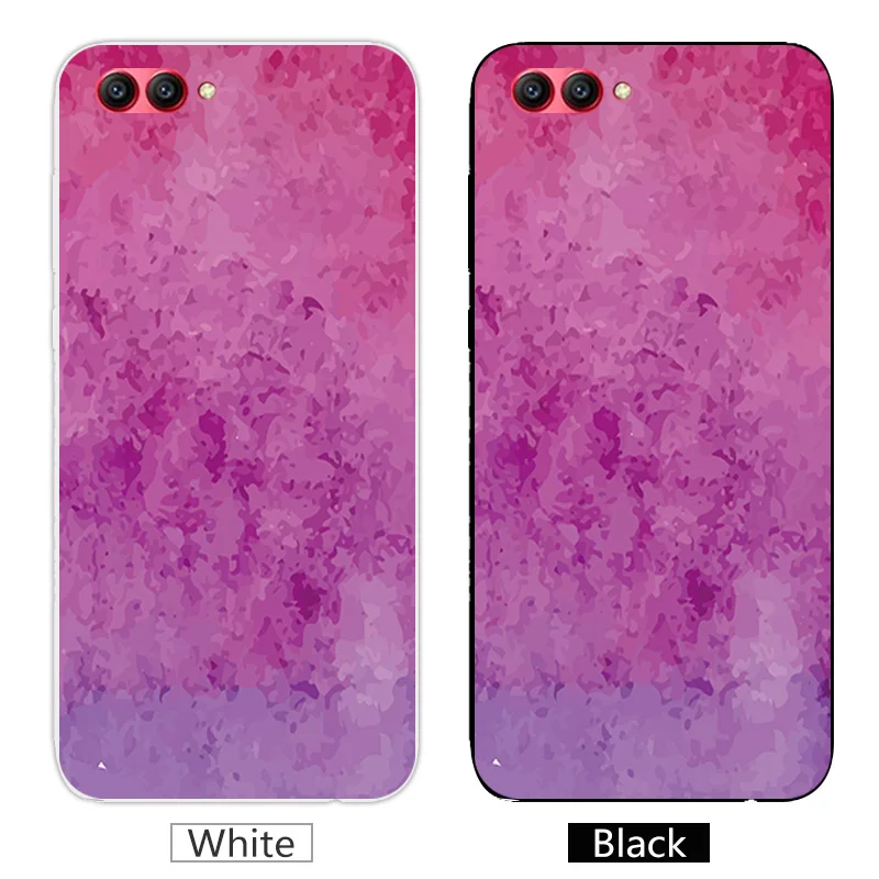 Clear TPU for Huawei Honor V10 Marb Phone Case View 10 Soft Silicone Matte Cover 5.99 inch Capa |