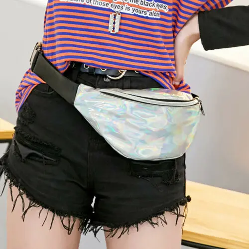 Женская поясная сумка из ПВХ на пояс для путешествий маленькая бедро грудь 2019 |