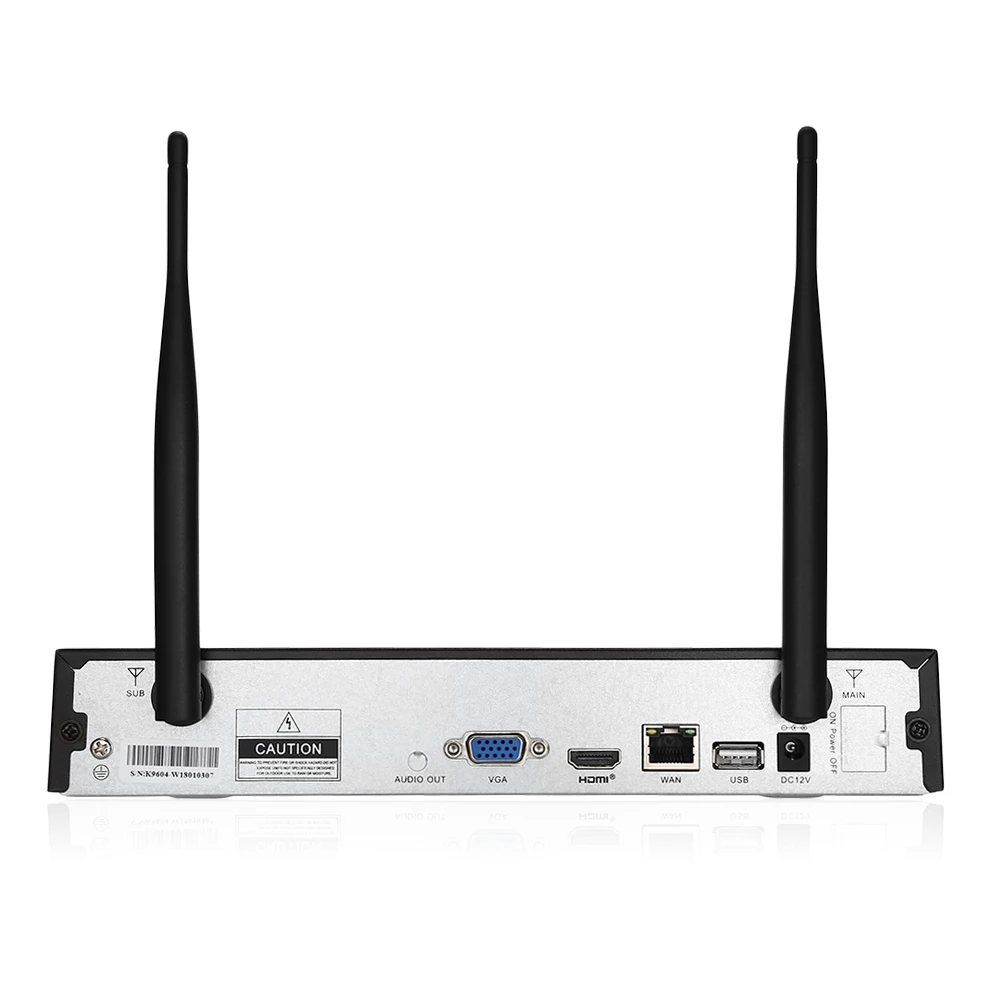 Hiseeu wnkit 4HB612B 4CH Беспроводной 1080 P IP Камера NVR Системы комплект Водонепроницаемый