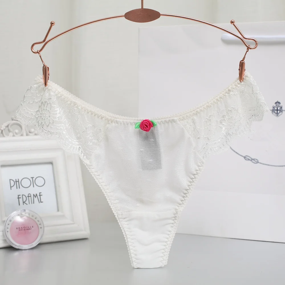 5 шт./лот женские сексуальные кружевные трусики женское хлопковое нижнее белье с