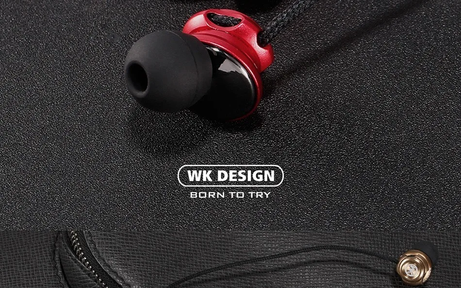WK Fone De Ouvido HIFI наушники высшего звука аудио бас стерео наушники-вкладыши оплетка Магнитная гарнитура для мобильного телефона/ПК/планшета