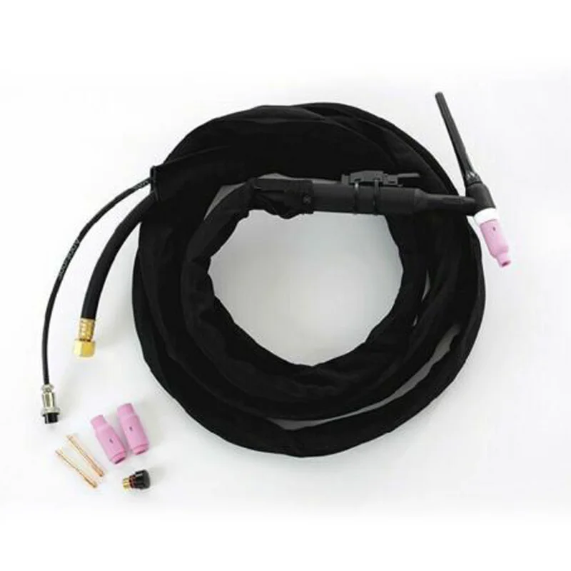 Сварочный аппарат Tig Сварочная горелка газа линзы комплект WP-17 10 футов