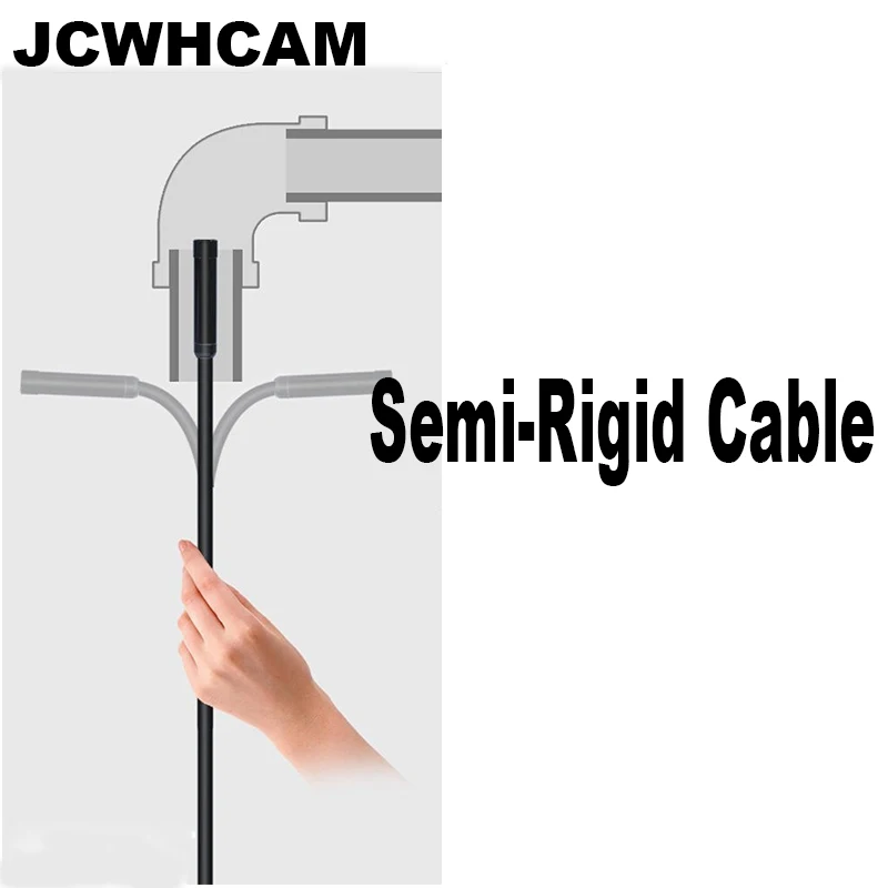 Semi-Rigid Cable USB эндоскоп камера 5,5 мм объектив 2 м 5 м 10 м полужесткая трубка эндоскоп бороскоп видео осмотр IP67 Водонепроницаемый для Android ПК - Цвет: Semi-Rigid Cable