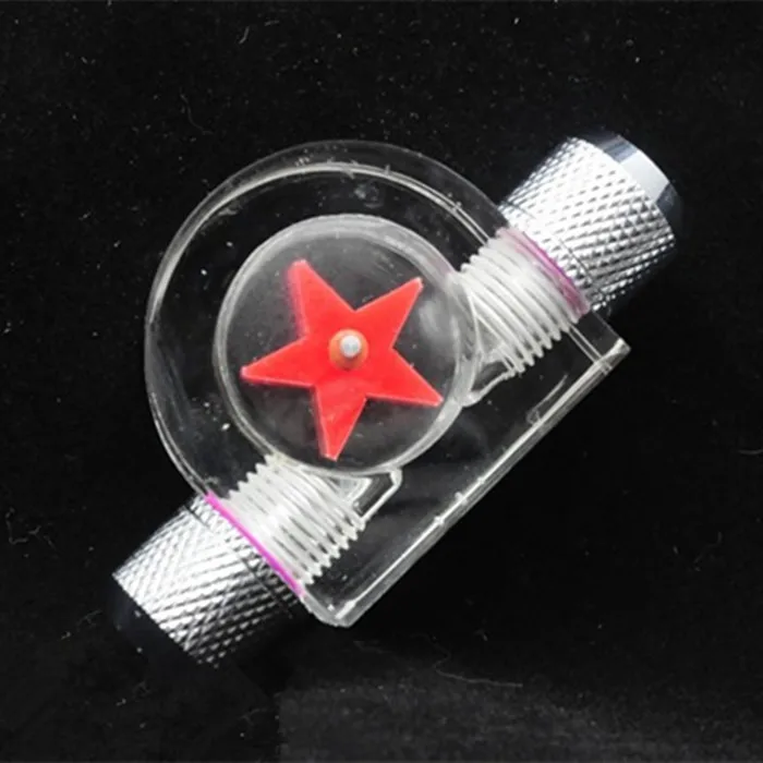 

G1/4" Computer water cools impeller water flow meters Dazzle colour flow indicator