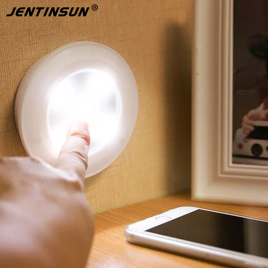 Беспроводной удаленного Управление ночник светодиодный Батарея лампы Luminaria