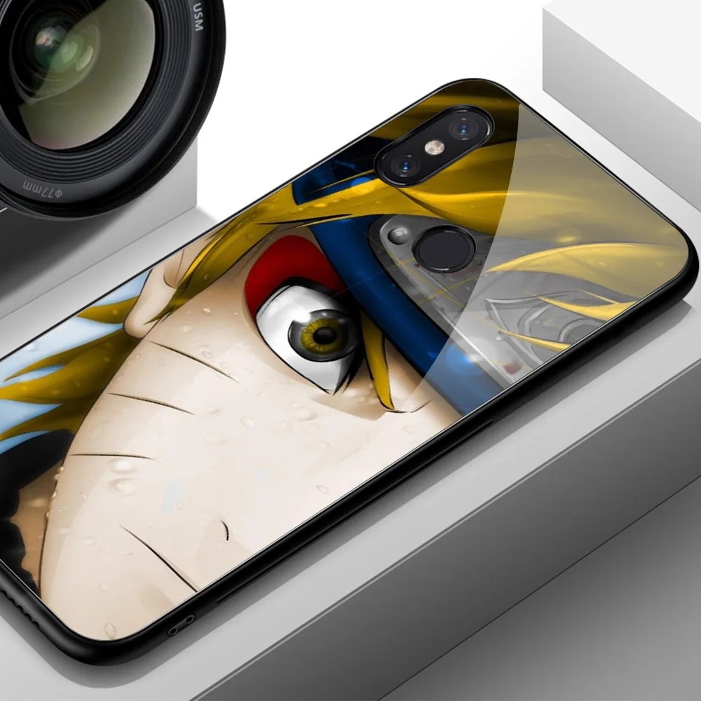 FinderCase для Xiaomi mi 8 чехол героя аниме «Наруто стильное закаленное стекло Жесткий Чехол для Xiaomi mi 5 5S 9 8 SE lite mi x 2 2 s 3 s Max 3