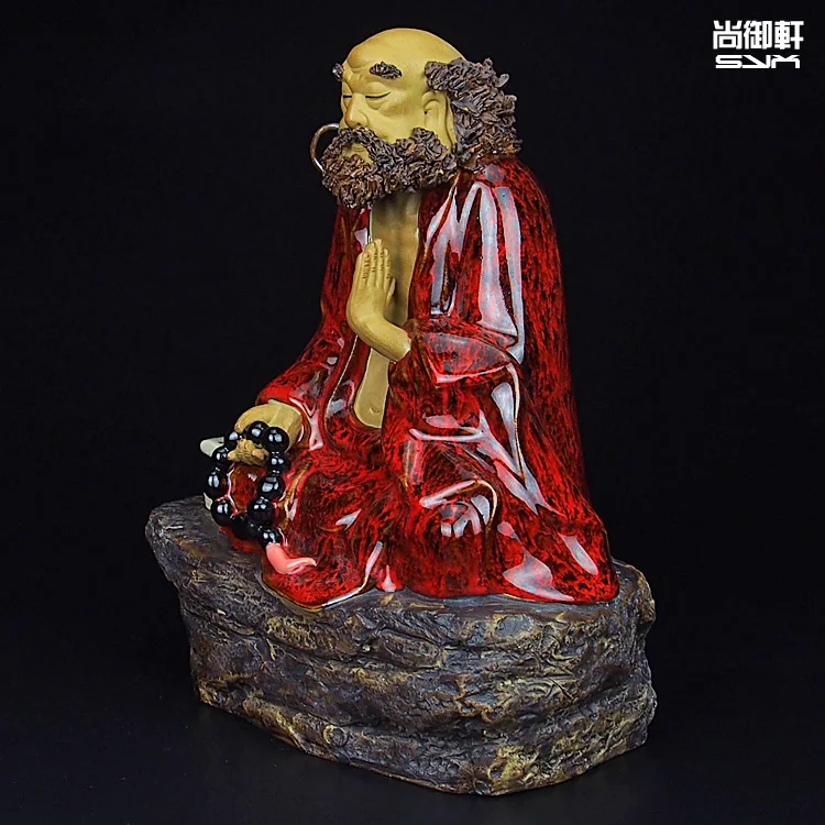 В стиле кукол Shiwan master craft boutique Керамические настольные украшения двери Будды для